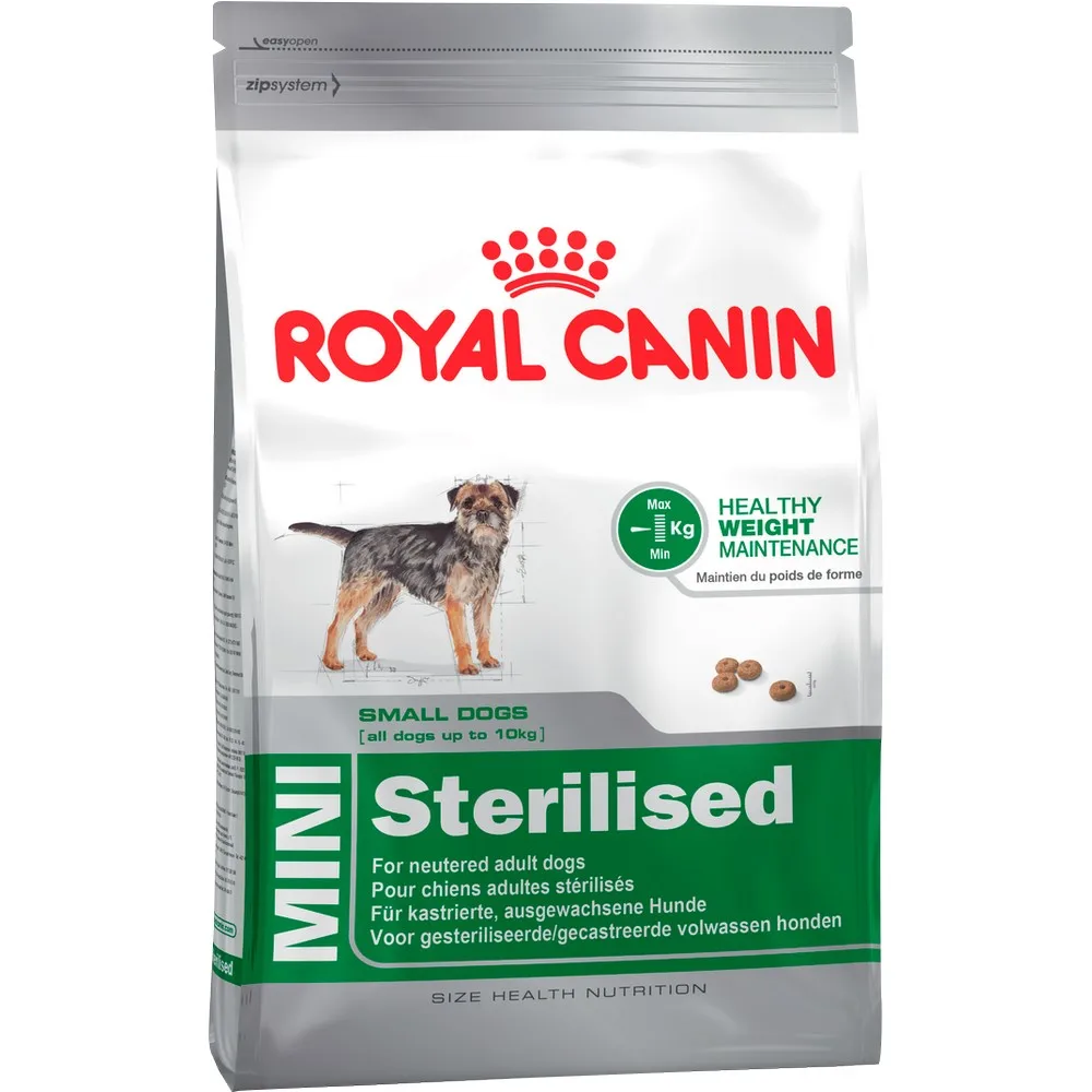 Royal Canin Mini Sterilised Adult корм для взрослых стерилизованных собак мелких пород 4