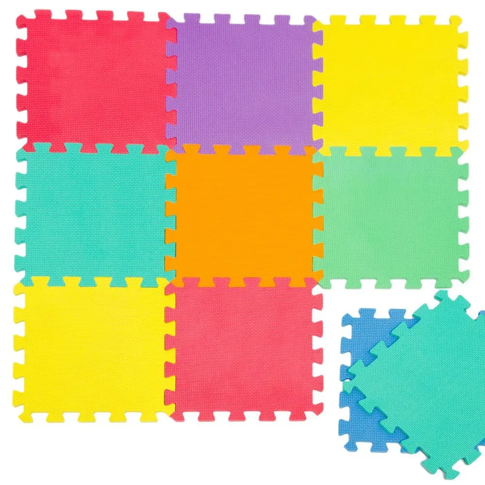 7colors-StyleA Детский игровой коврик из вспененного материала EVA, детский коврик-пазл, блокирующая плитка для упражнений, напольный ковер, ковер для детей, ползающих 30X30X1 см - Цвет: 7colors-StyleA