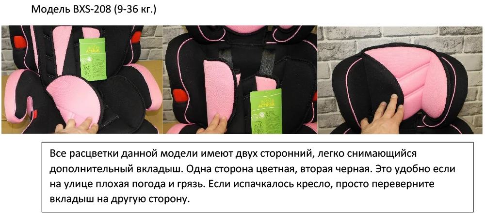 Автокресло ACTRUM для детей 9 мес- 12 лет(9-36 кг