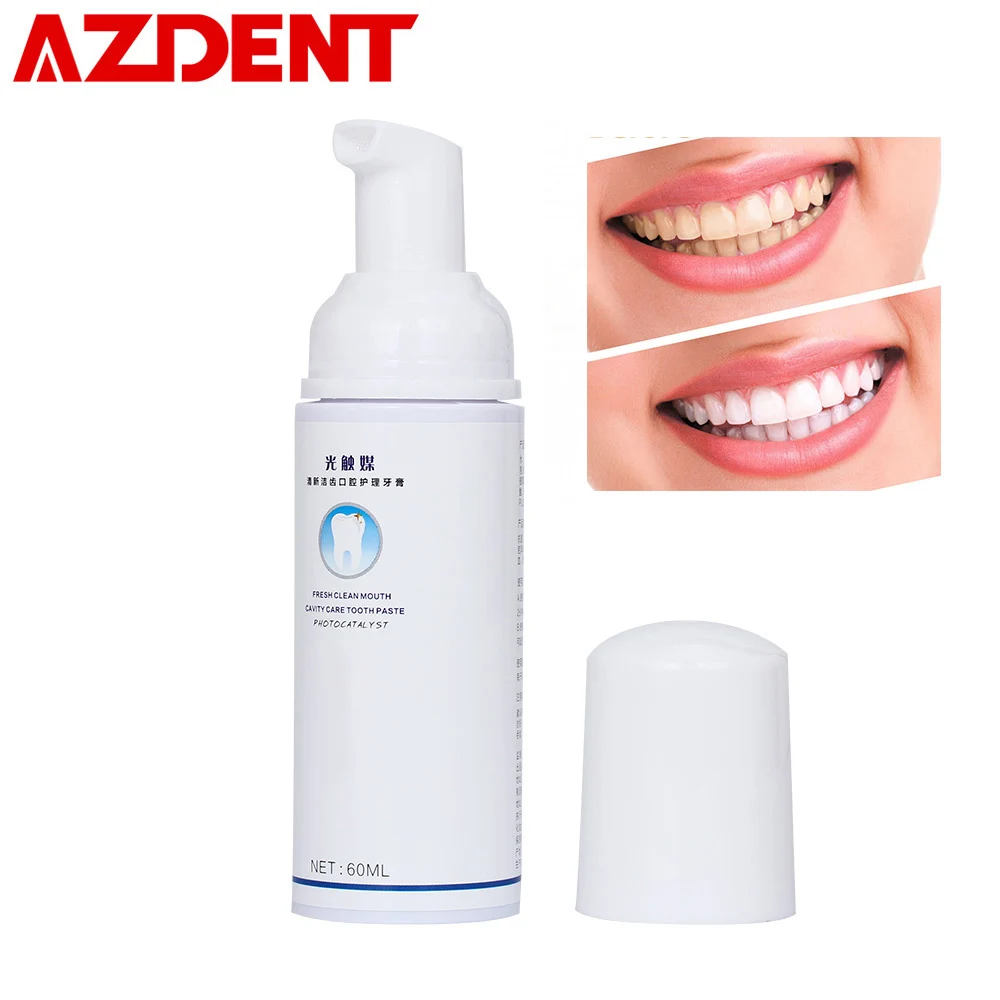 60 мл поролоновая жидкая зубная паста натуральная свежая чистая для ухода за