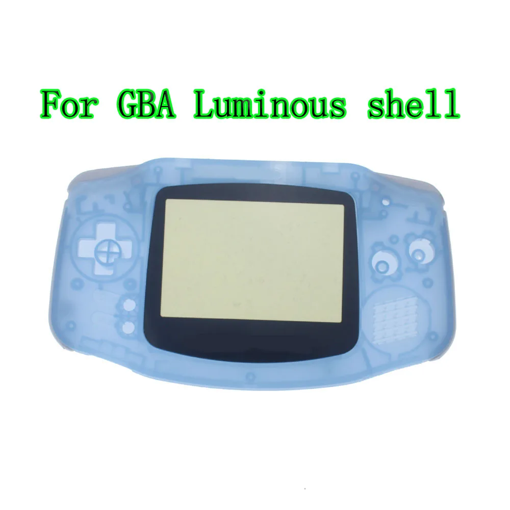 B-Luminous Blue JCD для Gameboy Advance Glow Пластик Houisng чехла для GBA светящийся чехол Крышка - Цвет: B-Luminous Blue