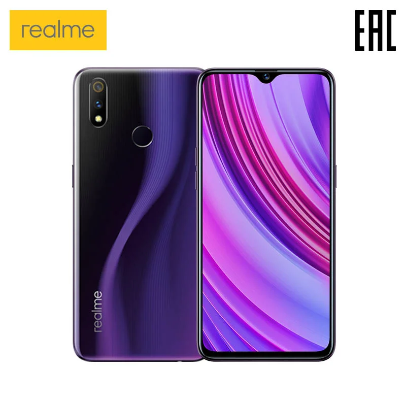 Смартфон realme 3 Pro 6+128 ГБ Snapdragon 710 AIE Быстрая зарядка Двойная камера 16+5МП|Смартфоны| |