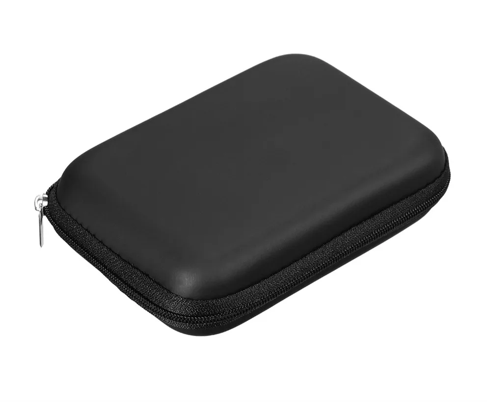 Black Портативный жесткий диск SSD аксессуары EVA ударопрочный 2,5 дюймов жесткий диск чехол 2," внешний HDD power Bank чехол для переноски путешествия - Цвет: Black