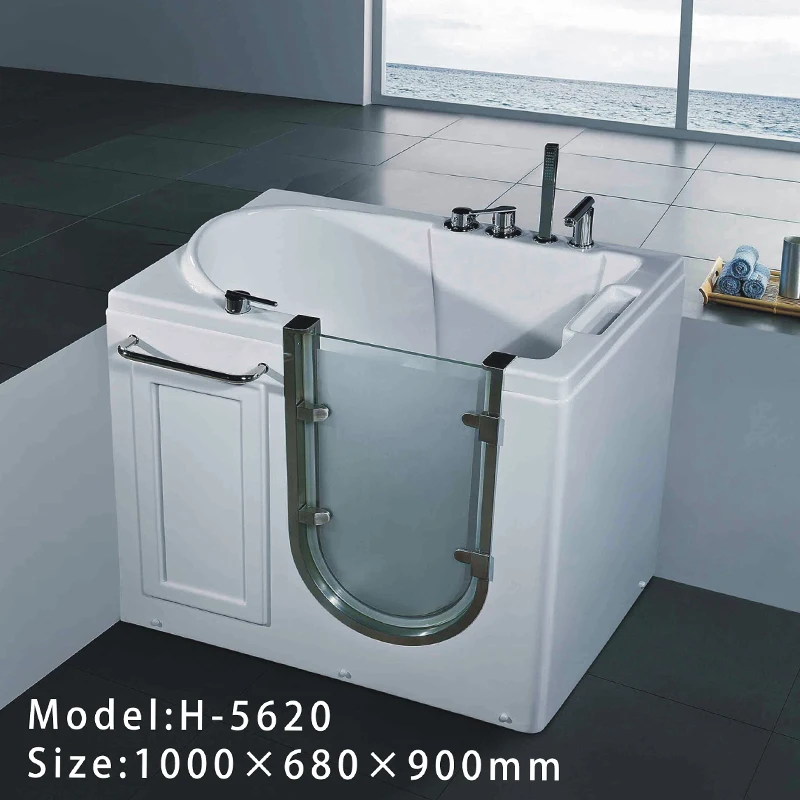 Акриловая безопасная ванна для колясок людей с нарушениями здоровья|Ванны и