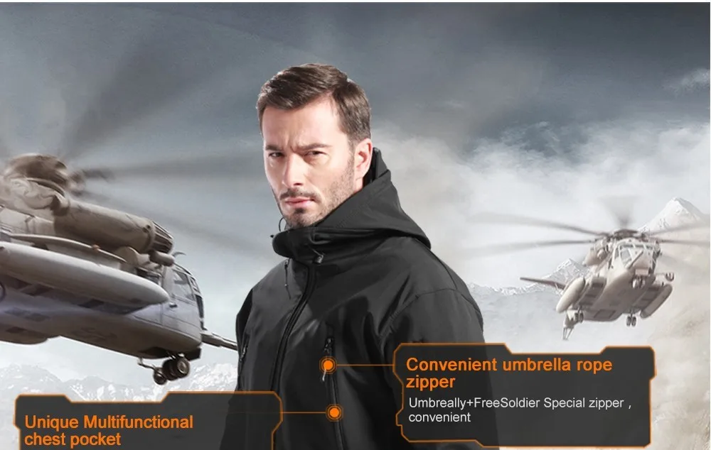 Winter Jacket Men Casual Army Camouflage Coat Military Men Tactical Jacket and Coats Set Waterproof Windproof Clothes