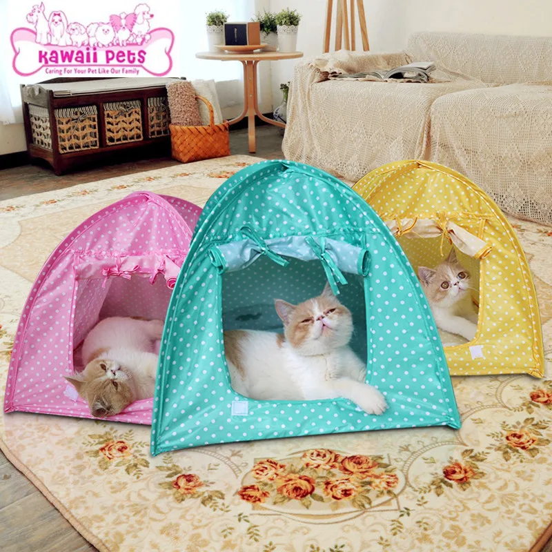 Collapsible pet tent puppy cat dog house toy animal bed | Игрушки и хобби