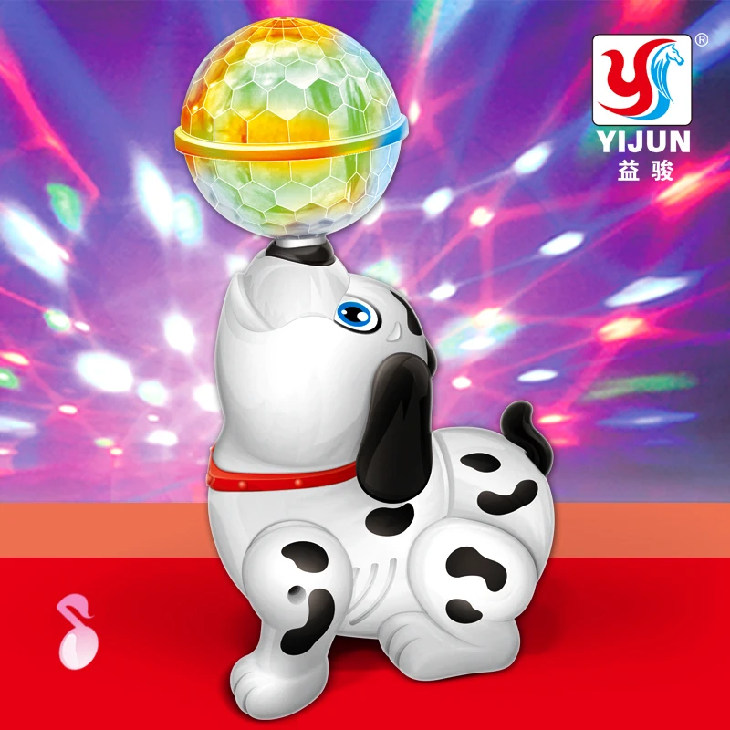 Детские Игрушки для маленьких детей электрическая собака инновация динамический музыкальный танц вращение на 360 градусов мечта по всему не... от AliExpress WW