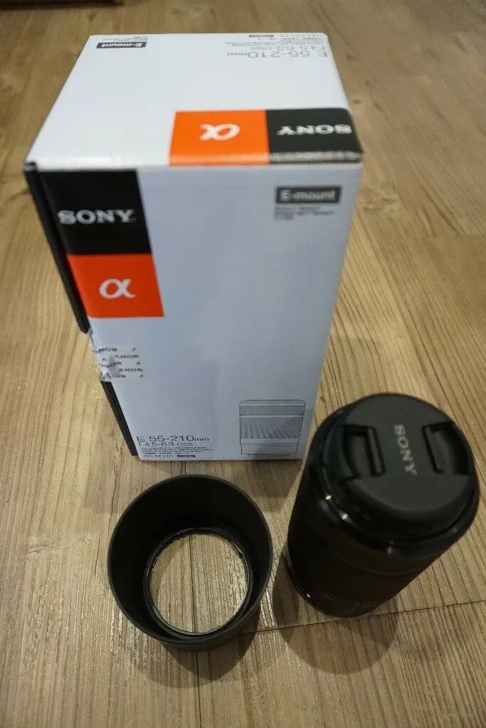 Объектив Sony E 55 210 мм черный для A5000 A6000 A6400 OSS SEL55210|Объективы фотоаппаратов| |