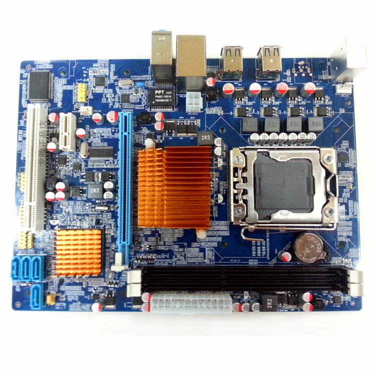 Новая материнская плата X58 LGA1366 поддерживает память DDR3 (без ECC REG) четырёхъядерный