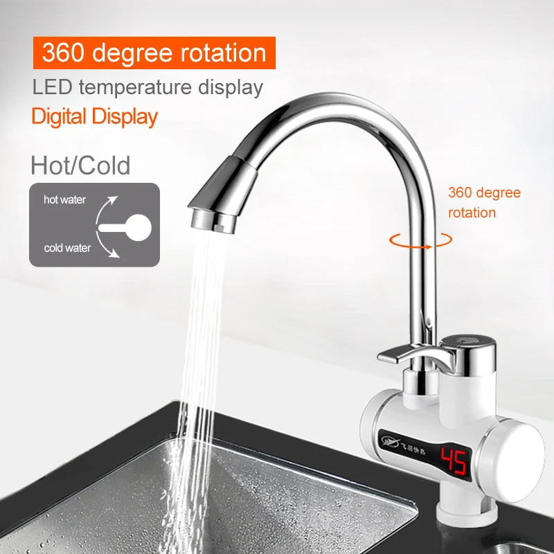 FEIYU instant water heater tap Electric Kitchen faucet Water Heater Tap Instant 3000 W | Бытовая техника
