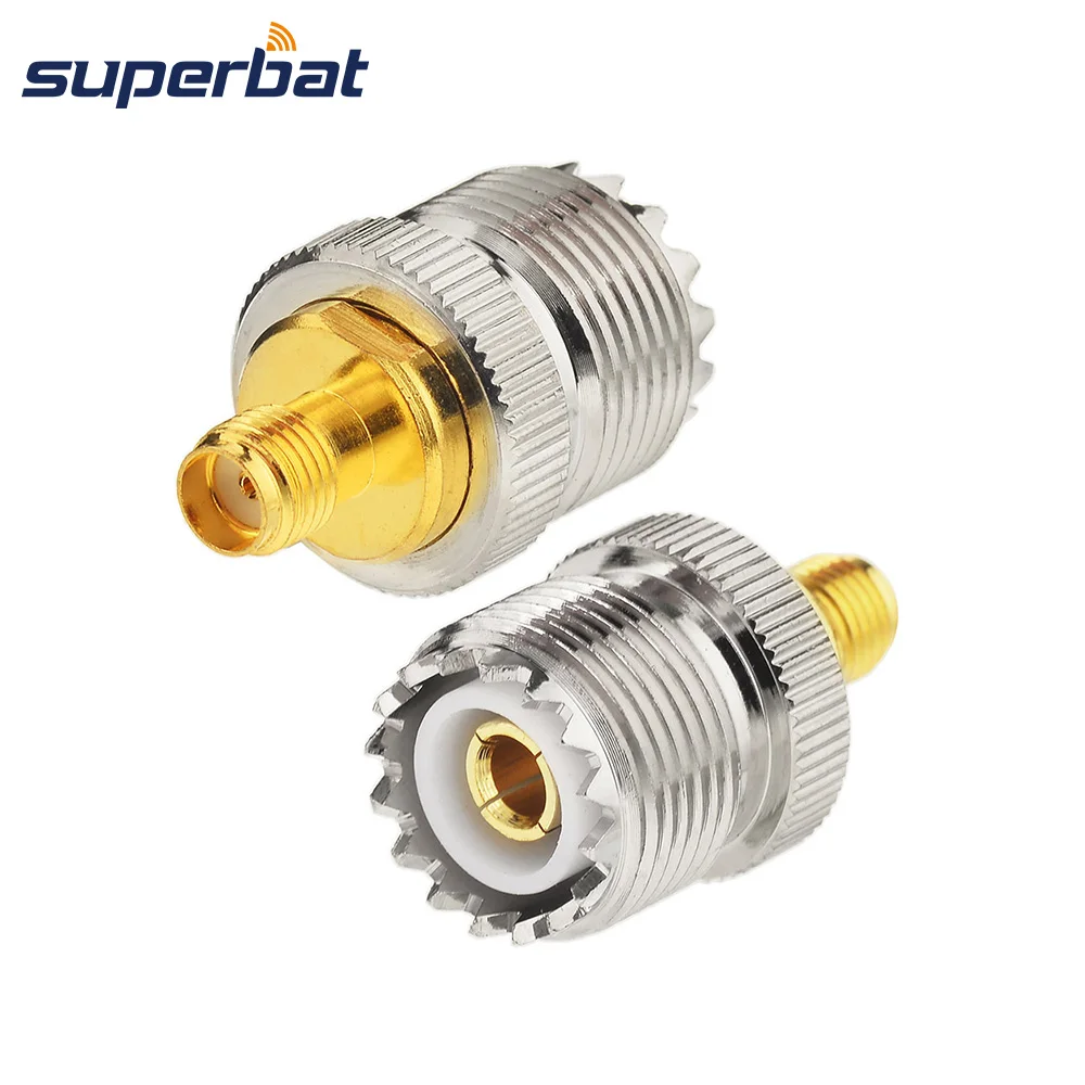 Только 2 шт. SMA типа мама к UHF SO 239 Jack разъем адаптера для Baofeng UV 5R радио|Кабели связи|