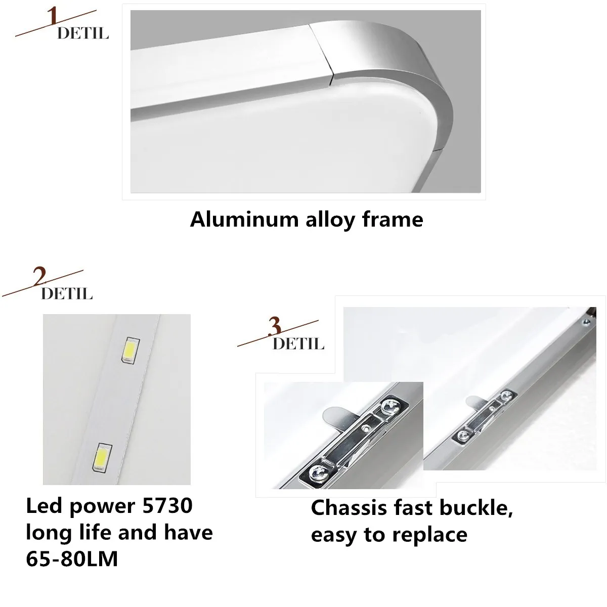 

Modern Square LED Night Light 12W 18W 24W Ceiling Lamp Kitchen Bedroom Living Room Home Indoor Lighting Decor