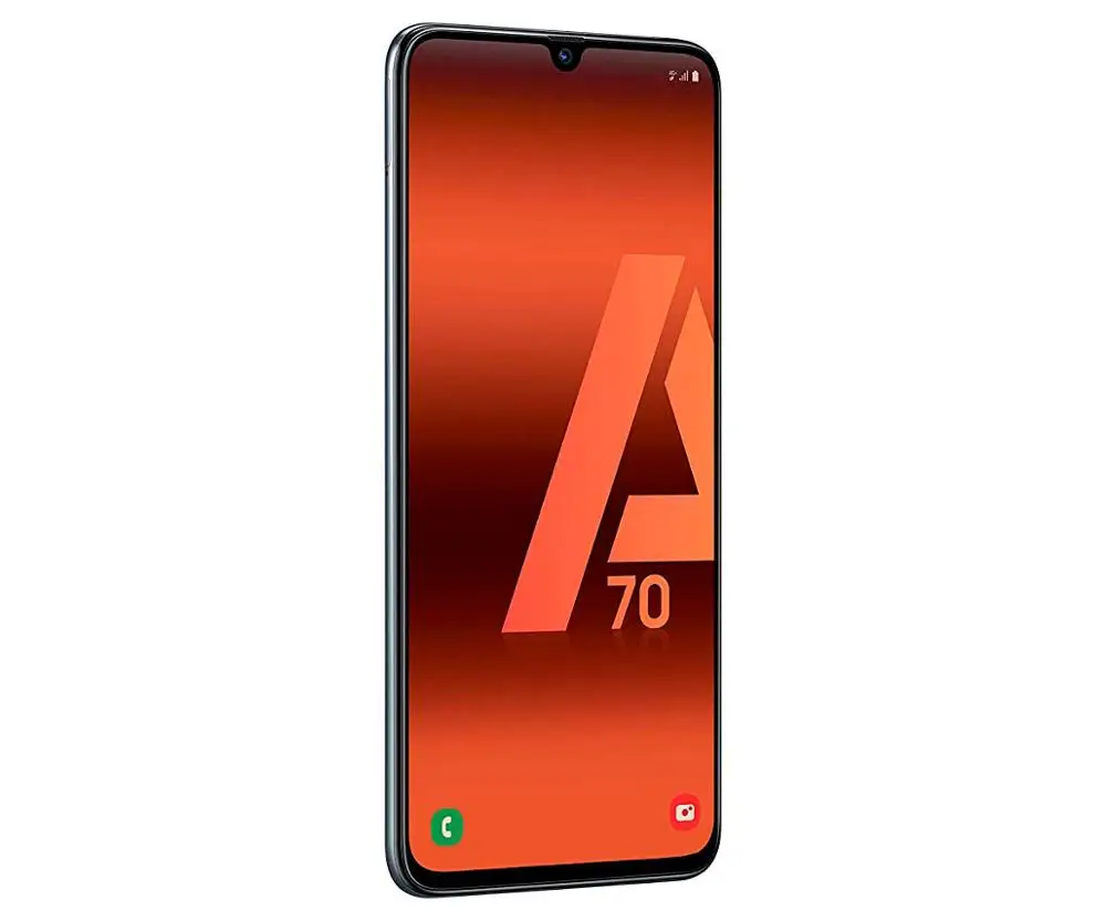 SAMSUNG GALAXY A70 черный мобильный 4G DUAL SIM 6 7 ''Super AMOLED FHD +/8 CORE/128 жесткий ГБ/6 Жесткий Гб