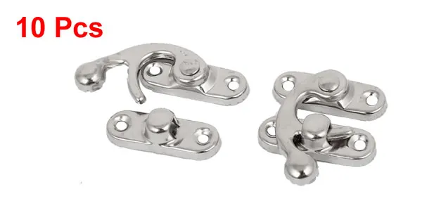 Шкатулка для драгоценностей UXCELL левая защелка крючок застежка замок серебристый