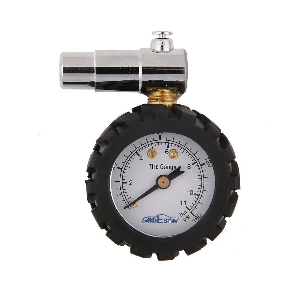 Манометр Godeson Presta Valve BicycleTire 0 160psi и 11bar|Манометры| |