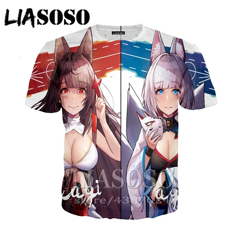 LIASOSO Harajuku сексуальный пуловер для девочек мужская женская аниме Повседневная