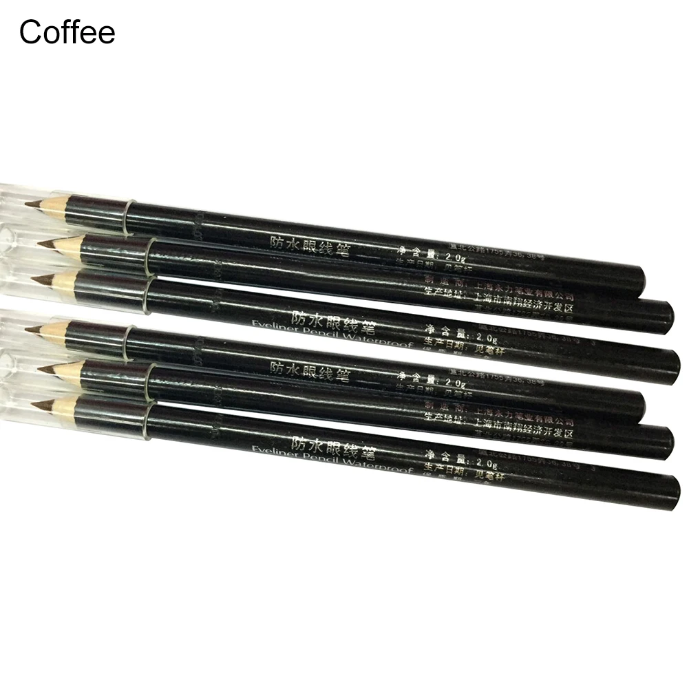 6 Pcs Smooth Makeup Pen Eye Liner Eyeliner Pencil Women Cosmetic Accessories |