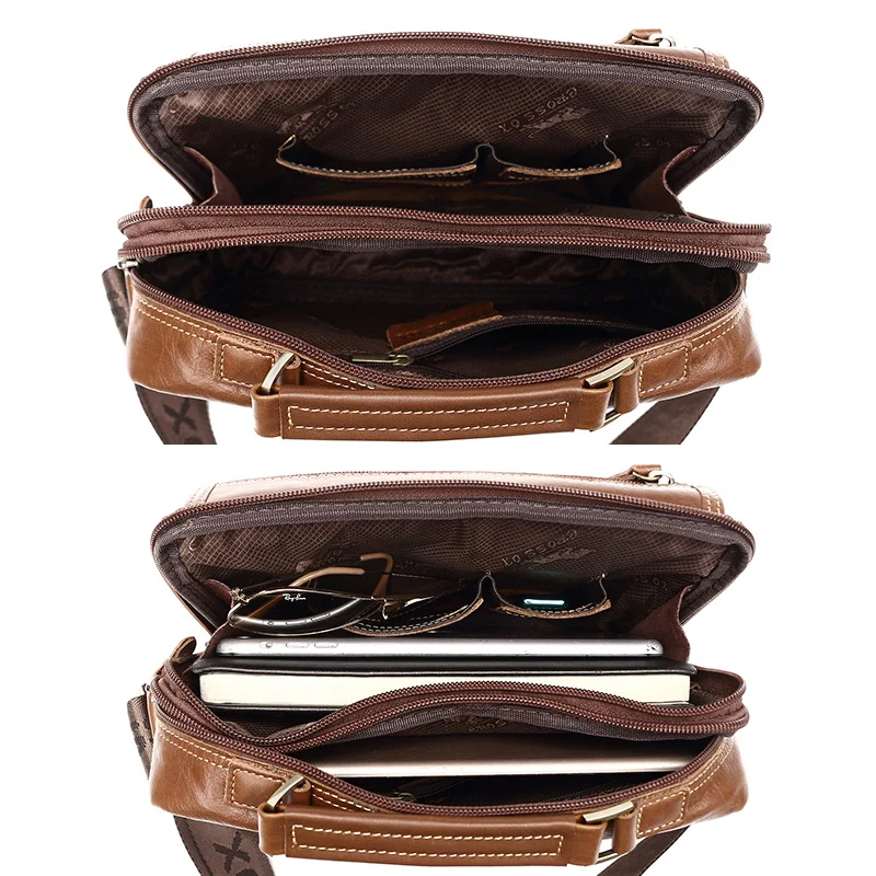 CROSS OX Кожаная мужская сумка через плечо Сумка для мужчин лучший подарок мужчине