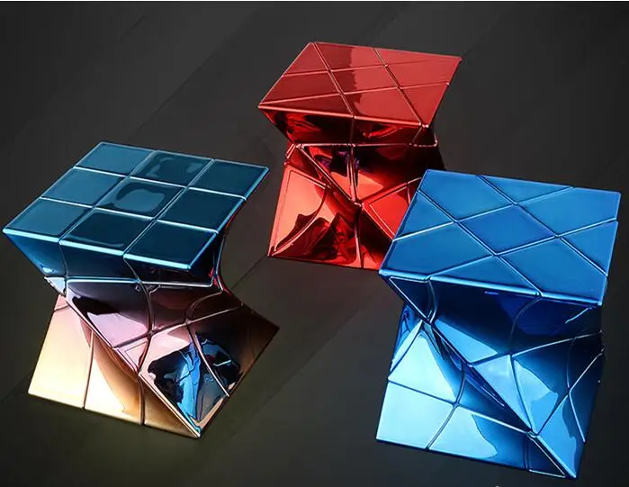 Mofangjiaoshi DNA Cube металлизированная ветряная мельница Fisher/3x3 fanxin 3x3 Twisty Cube Cubo Magico обучающая игрушка Прямая поставка