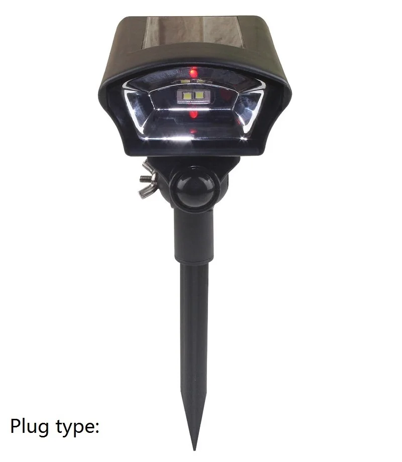 Супер яркий 2Led Солнечный садовый светильник высокая копировальная камера