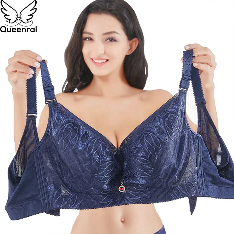 Queenral Бюстгальтеры Для Женщин Нижнее Белье Женское Сексуальное Push Up Bralette Полный