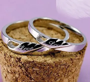 Joyas Старинные Циркон Влюбленных Обручальное Кольцо Необычные Подарки для Женщин