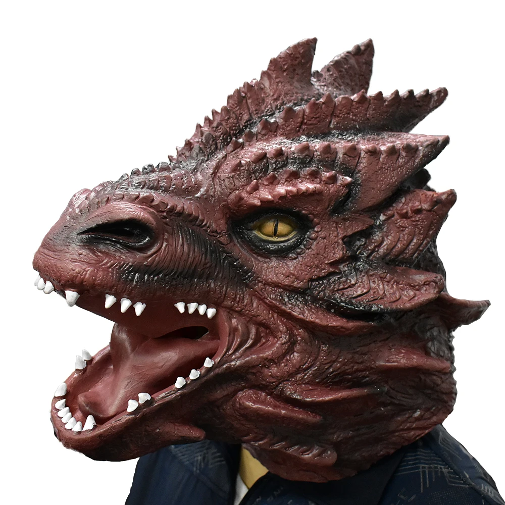 Маска в виде головы курицы из латекса Dragon Turkey вечерние костюмы с животными для