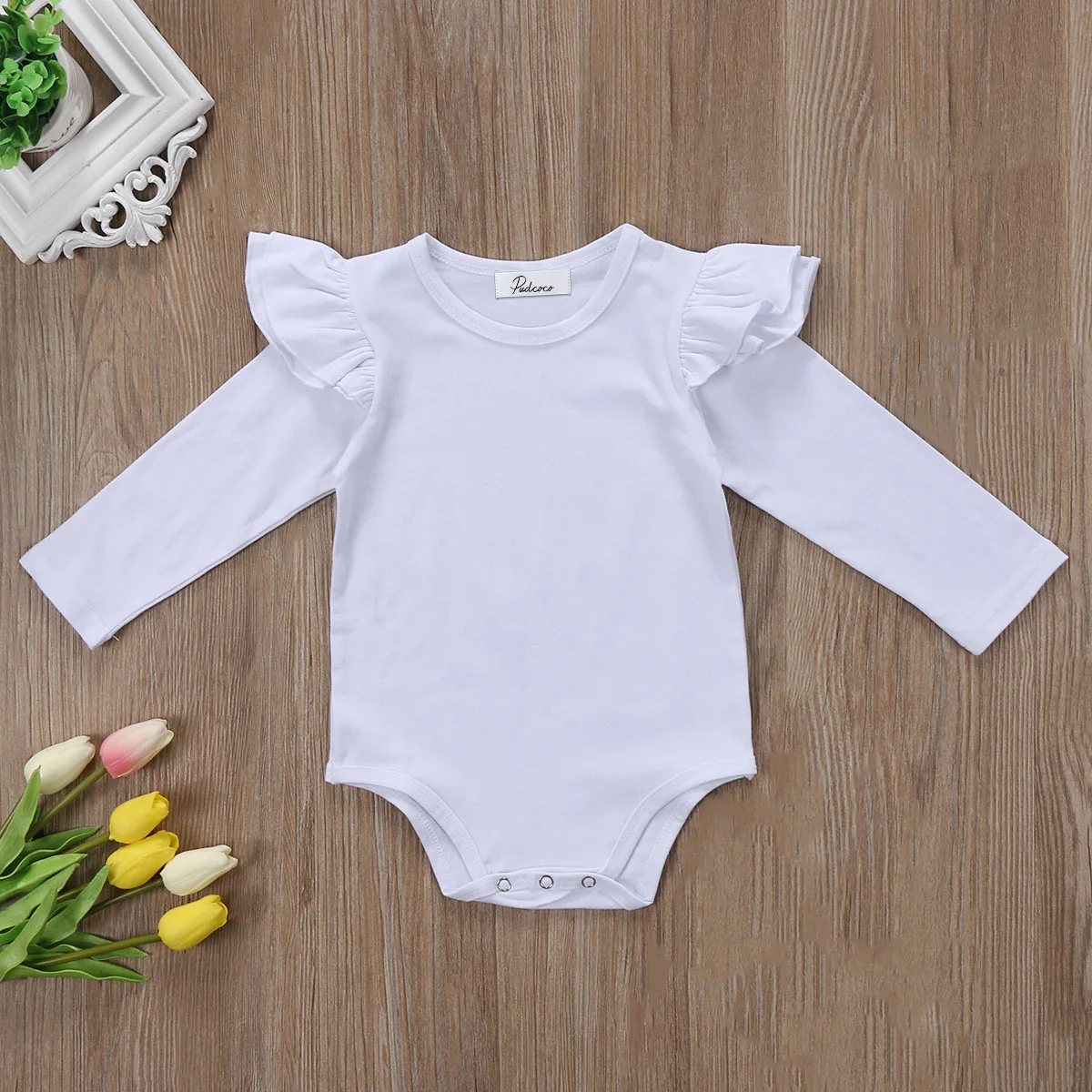 Комбинезон с длинным рукавом для новорожденных девочек|baby girl summer jumpsuit|baby romper