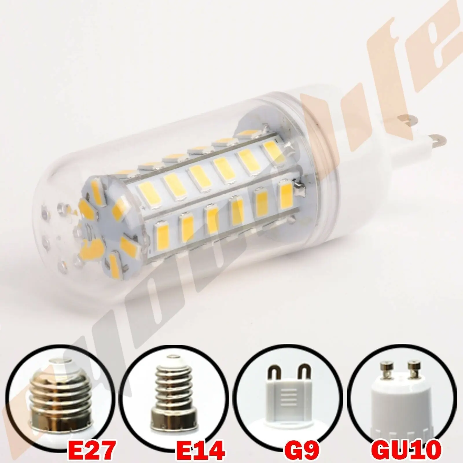 

Useful G9 24/36/48/56 SMD LED Corn Light Bulb Warm White