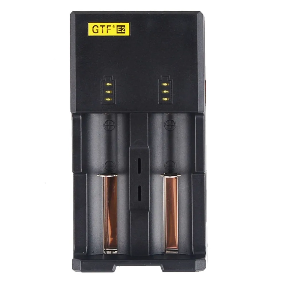 

Gtf Rechargeable Battery Charger E2 For 16340 10440 Aa Aaa 14500 18650 26650 Battery Charger Headlamp Headlight Battery Charger
