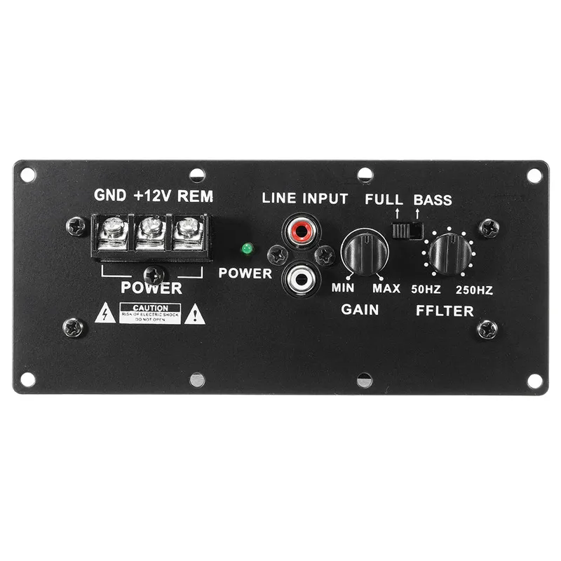 Усилитель мощности для автомобиля Hi Fi Bass 100 Вт 12 В мощный сабвуфер 6 дюймов