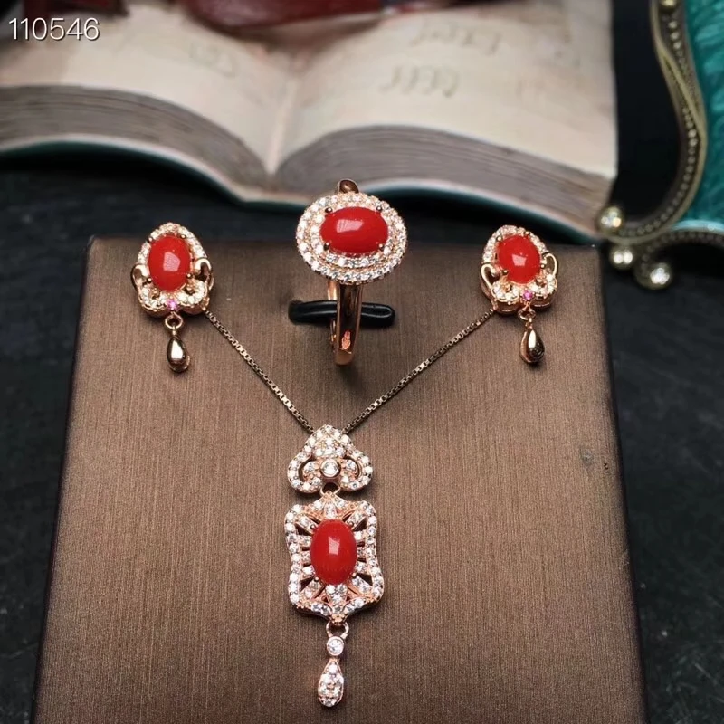 Подвеска из серебра 925 пробы с натуральным Рубином | Украшения и аксессуары