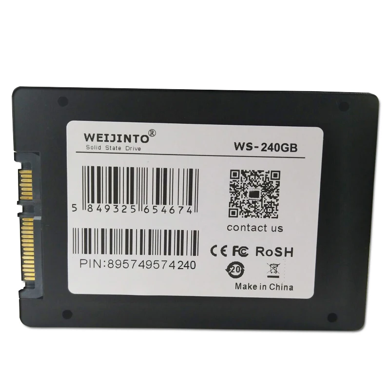 WEIJINTO SSD 360 Гб SATA3 2 5 дюйма 60 ГБ 120 240 128 256 480 512 960 1 ТБ жесткий диск HD HDD для настольного