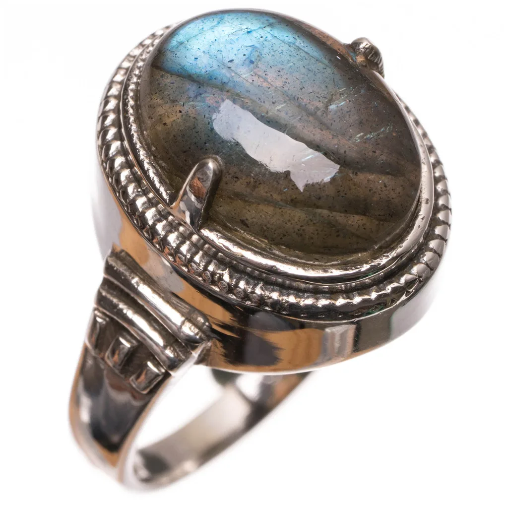 Stargems (TM) натуральный Одежда высшего качества синий огонь лабрадорит ручной