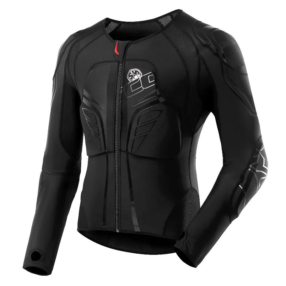 

SCOYCO AM03 Men's Auto Racing Motocross Prptective Jacket Off Road Motorcycle Armor Gear Protector Sportswear - Black