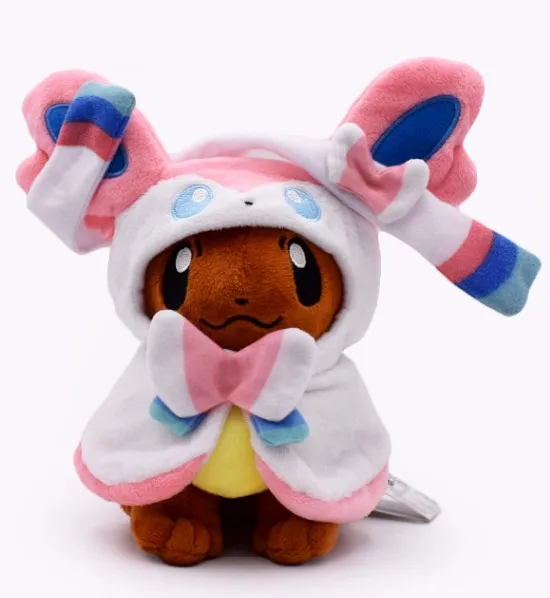 7 видов стилей Eeveelution Eevee Косплей Jolteon Espeon Umbreon Flareon Glaceon vaporion Sylveon плюшевая игрушка аниме куклы - Цвет: G