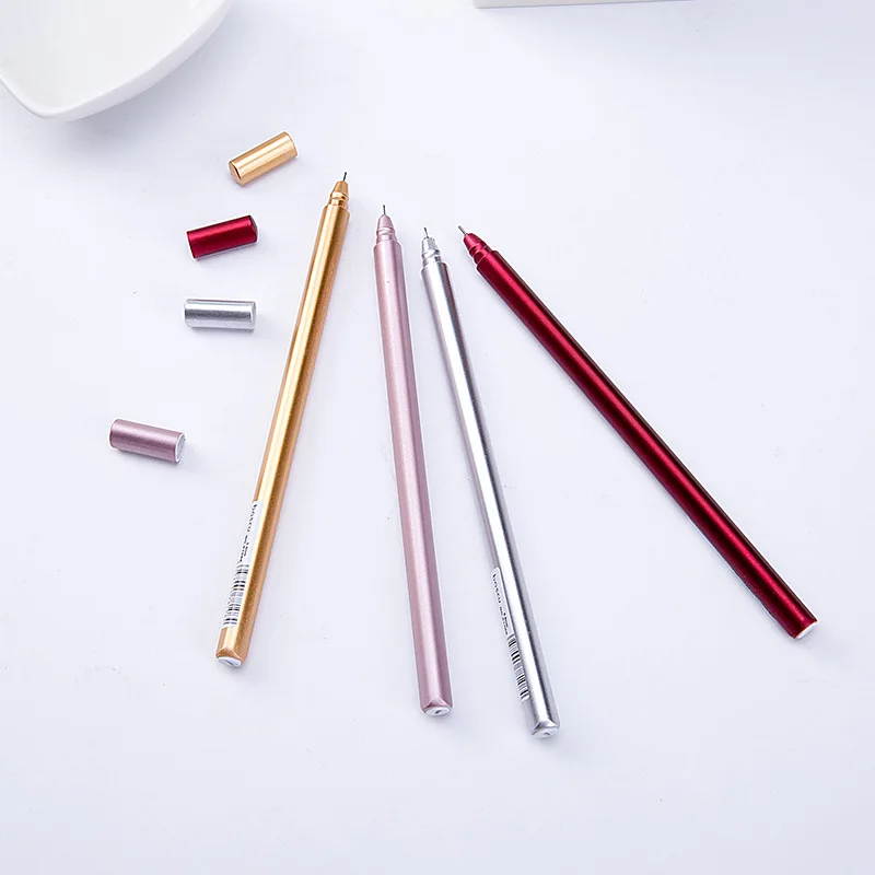 0 5 мм MUJI стиль сплошной гелевая ручка нейтральная милый шариковая PensKawaii Цвет