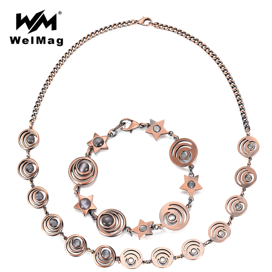 Комплект из колье и браслета с опалом|Ювелирные наборы| |