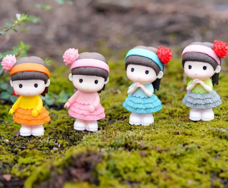 5 см милые девушки юбки украшения для миниатюрных садов игрушки zakka небольшое
