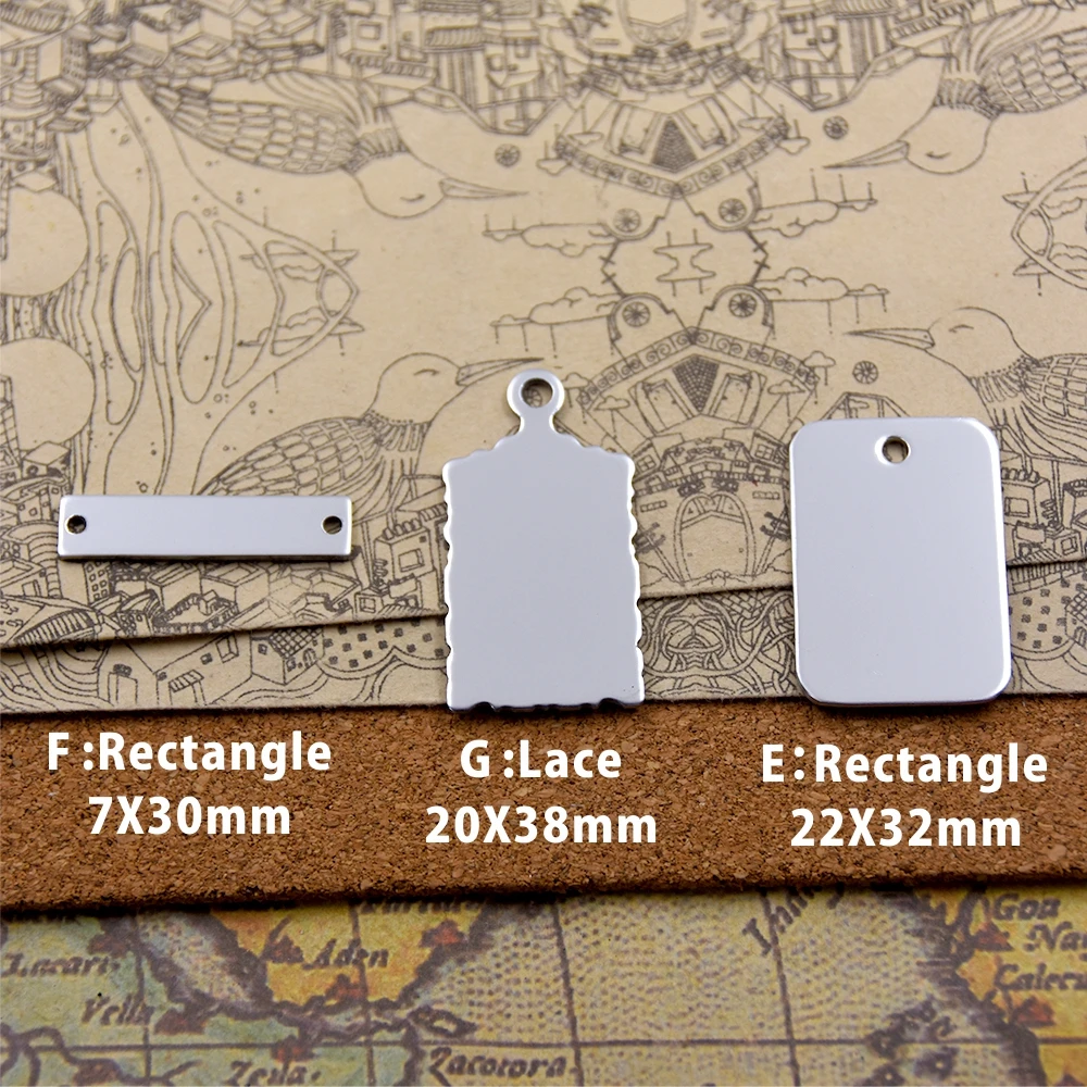 

40pcs-- Eight choices Stainless Steel customize