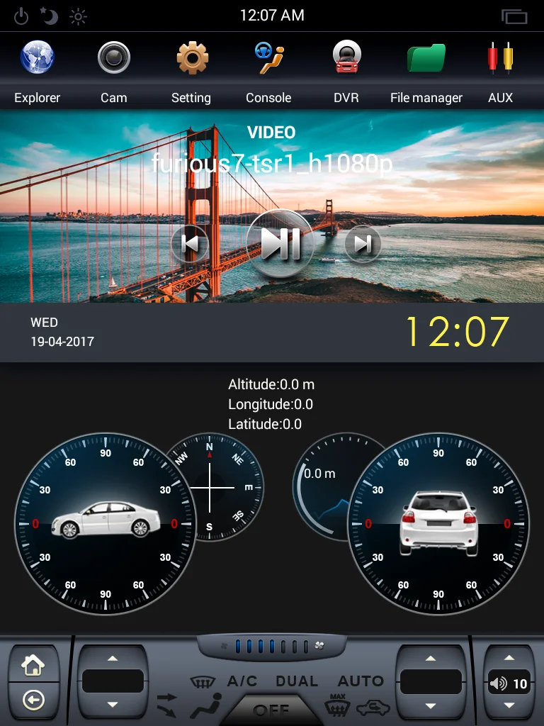 10.4 Inch PX3 Android 7.1 Car Radio Stereo GPS Headunit For KIA CERATO K3 Multimedia Auto Video Player Ram 2G Rom 32G | Автомобили и