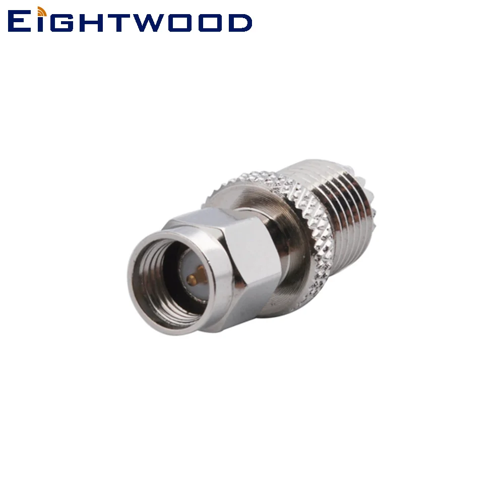 Eightwood 5 шт. мини UHF к SMA радио антенна адаптер гнездо в разъем Прямой SO 239 для Sirius