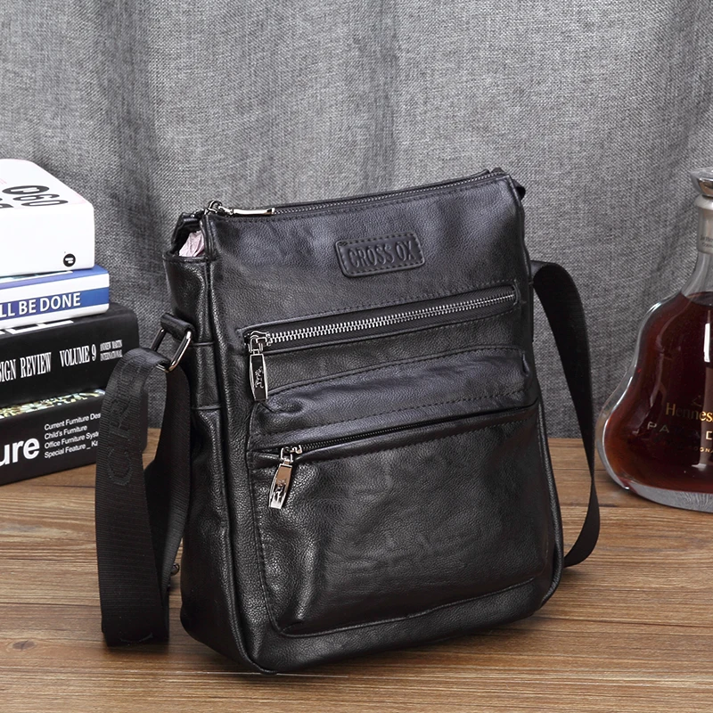 CROSS OX Cумка через плечо изготовленная из PU кожи SL388|men shoulder bag|shoulder bagscross ox |