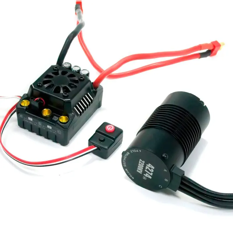 EzRun Max8 v3 150A водонепроницаемый бесщеточный ESC T/штекер TRX + 2200KV двигатель для 1/8 RC