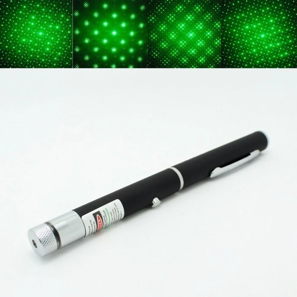 

Зеленая лазерная указка ручка мощная 5 мВт 532 нм яркая Одиночная точка калейдоскоп/звездный лазер