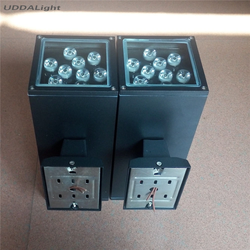 Черный/серый квадратный 24 Вт 18 поверхностный монтаж наружный светодиодный