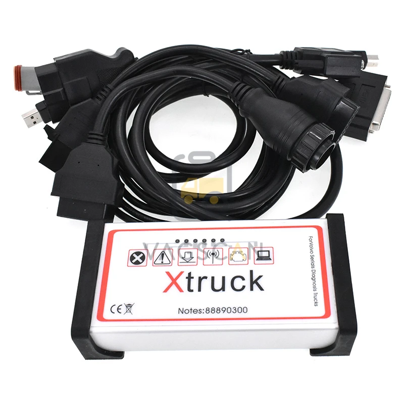 Диагностический сканер Xtruck Y1 vocom 88890300 для Volvo /Volvo /Renault/UD/Mack + Toughbook CF52|Анализатор