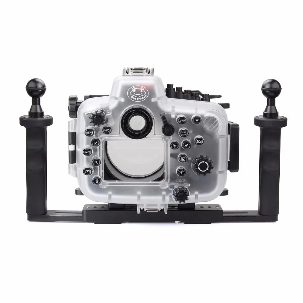 SeaFrogs Diving Waterproof Housing Case for Canon 5D Mark IV / III 5D3 5D4 4 with Two Hands Tray Grip | Электроника