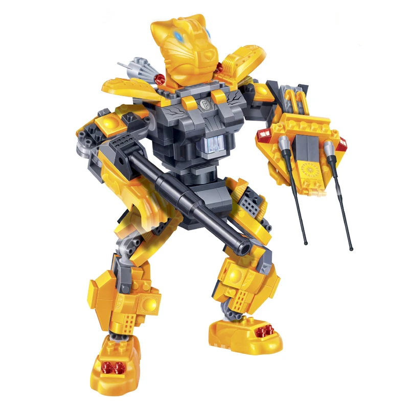 Конструктор &quotРобот&quot Банбао 215 деталей со световыми эффектами | Игрушки и хобби