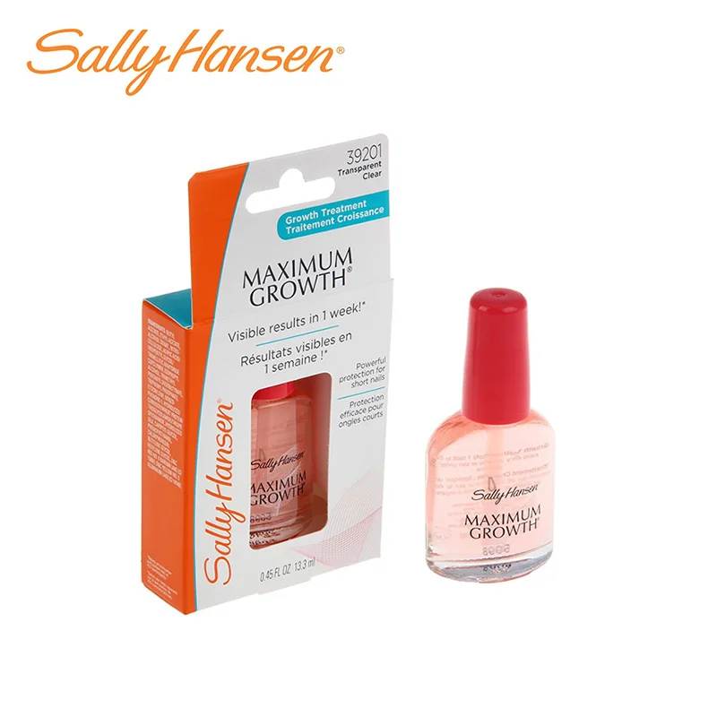 Защитное покрытие для ногтей Maximum Growth Daily от бренда Sally Hansen. Набор из 3 штук.